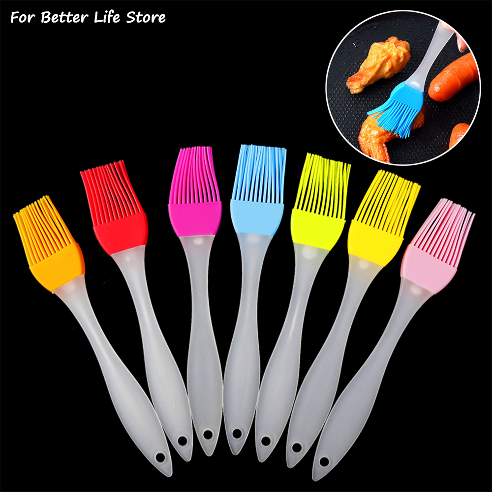 Kitchen Baking Ware - 1Pcs 7 Colour Food Silicone Brush