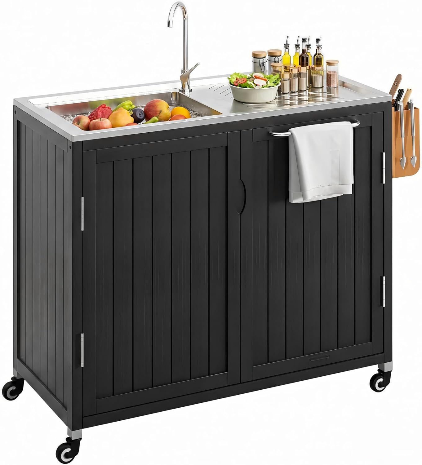 Kitchen Queen - Outdoor Kitchen Island with 304 Stainless
