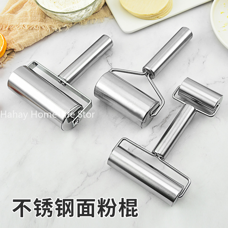 Kitchen Baking Machine - Stainless Steel Double Head Rolling Pin
