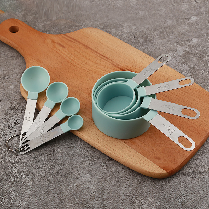 8PCS Measuring Cups Spoons Set - Kitchen Baking Ware ulasan dan harga
