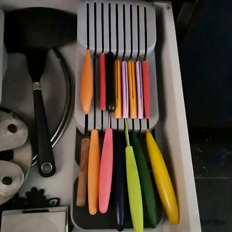 Practical Drawer Knife Storage - Kitchen Baking Tray Storage ulasan dan harga