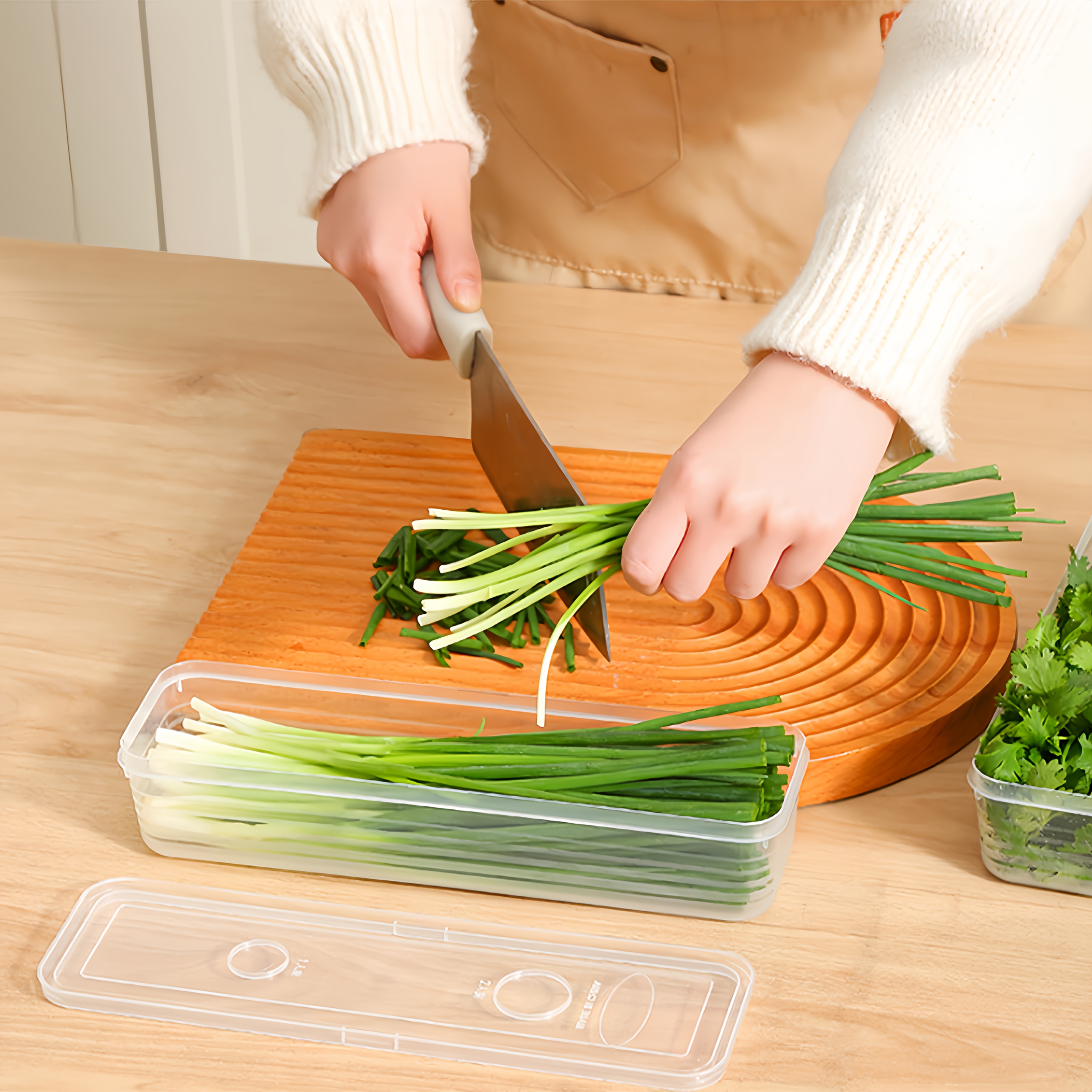 2/4/6pcs Food Vegetable Storag - Kitchen Baking Tray Storage ulasan dan harga