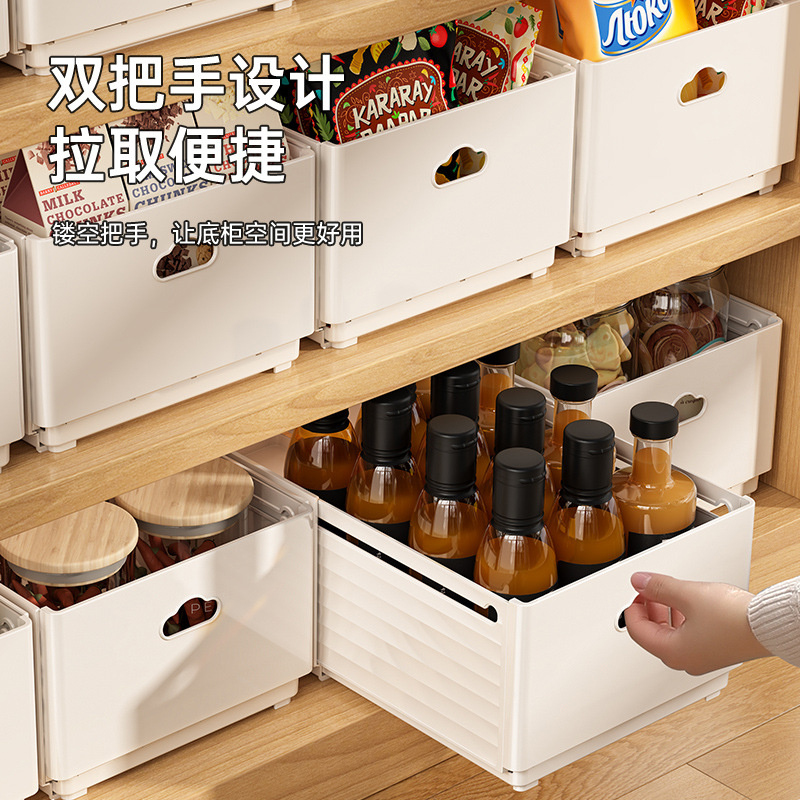 New Retractable Drawer Organiz - Kitchen Baking Tray Storage ulasan dan harga