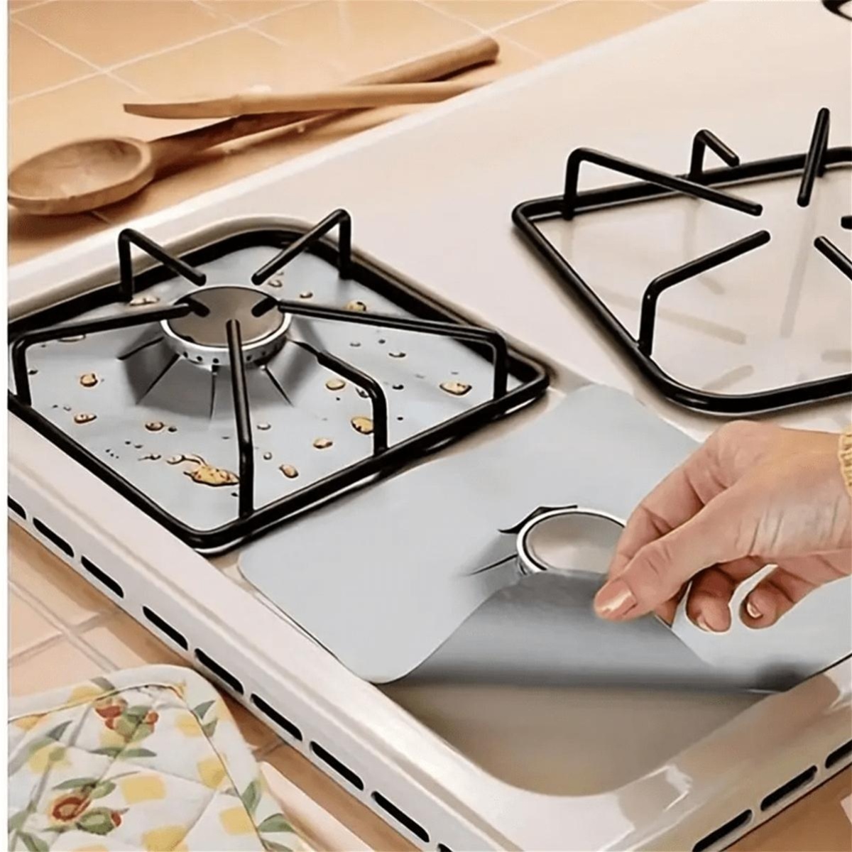 2PCS Teflon Gas Stove Cover, 0 - Kitchen Baking Supplies ulasan dan harga