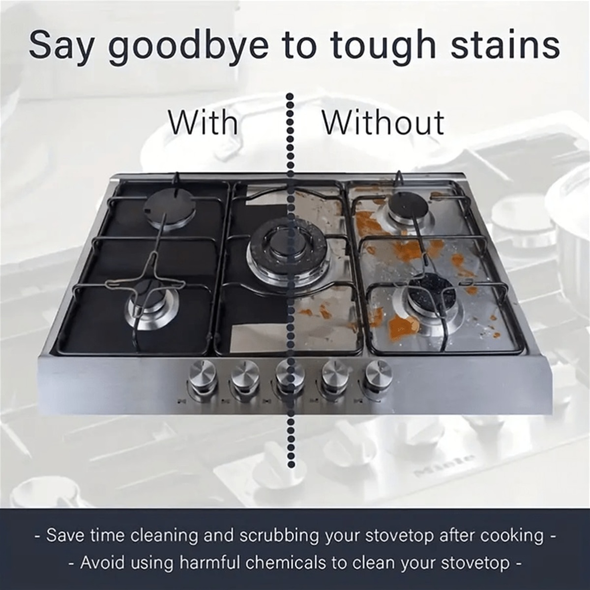 2PCS Teflon Gas Stove Cover, 0 - Kitchen Baking Supplies ulasan dan harga