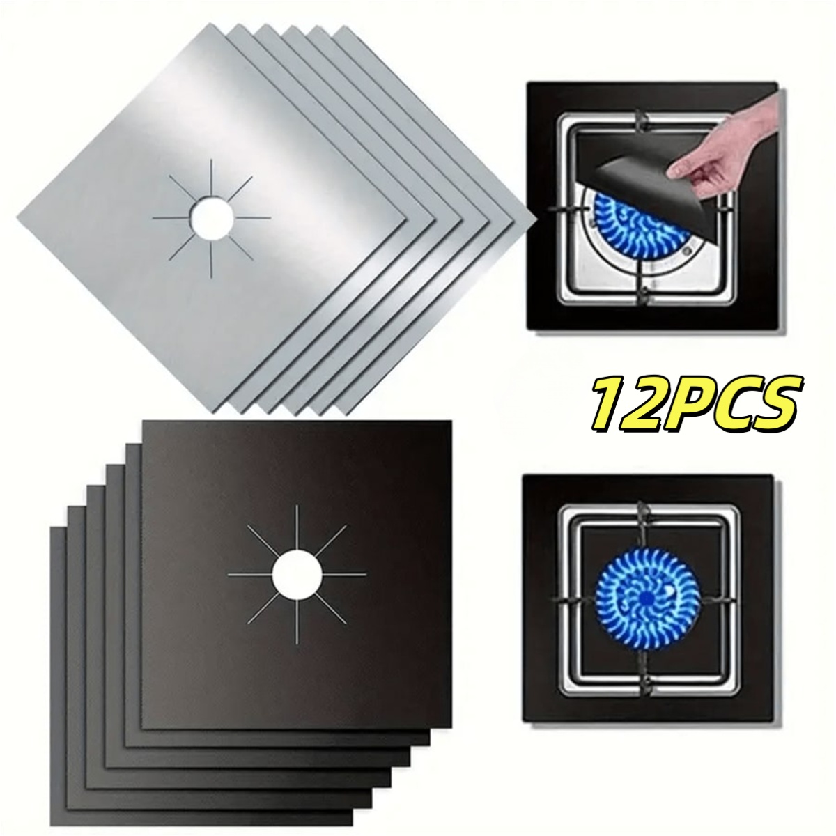 2PCS Teflon Gas Stove Cover, 0 - Kitchen Baking Supplies ulasan dan harga