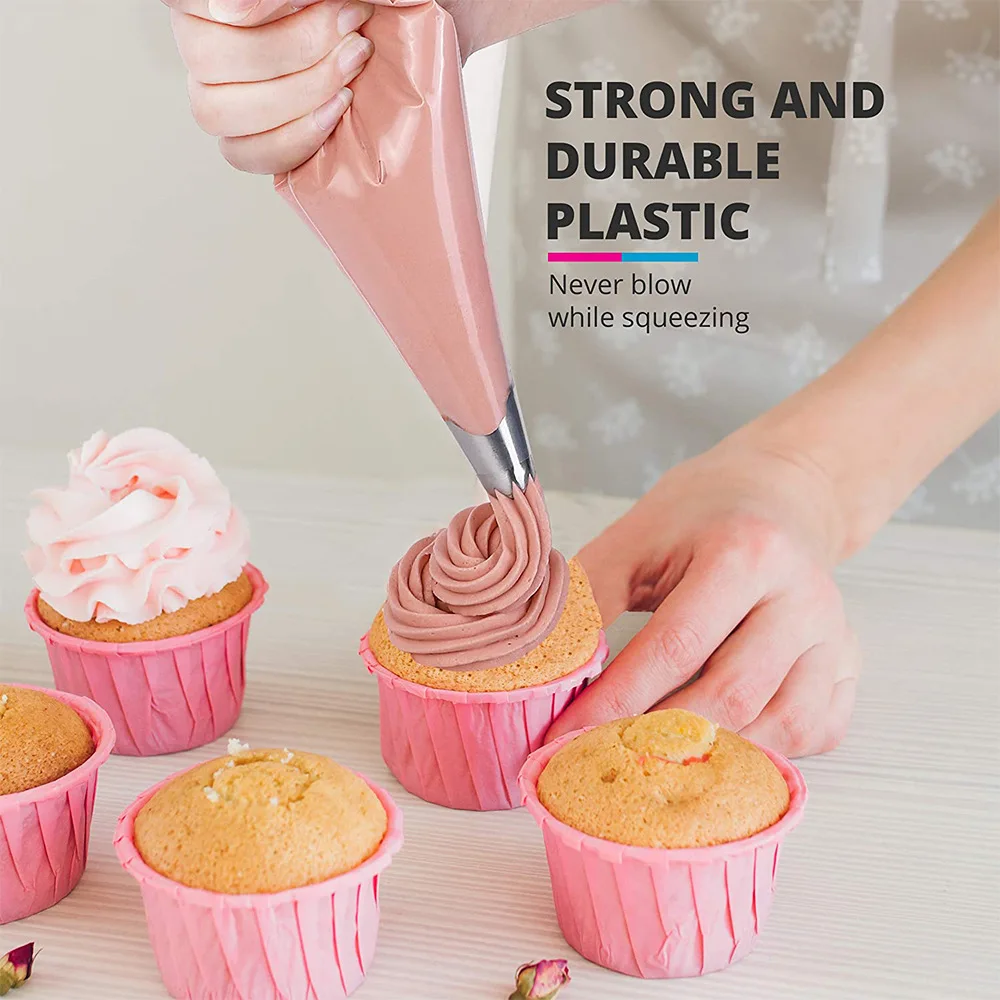 100pcs Disposable Piping Bag P - Piping Bag Disposable ulasan dan harga