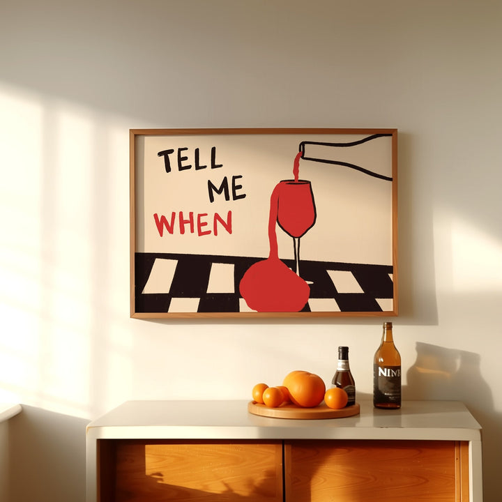 Vintage Tell Me When Drink Can - Kitchen Queen ulasan dan harga