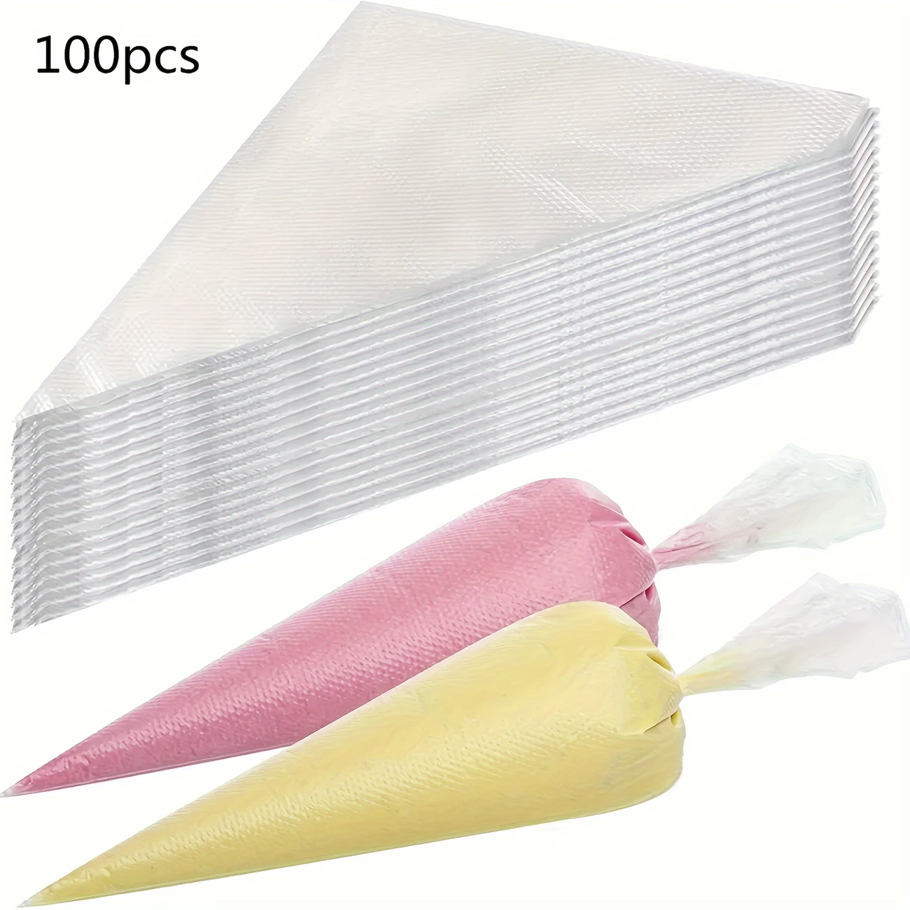 100PCS Disposable Pastry Bags, - Piping Bag Disposable ulasan dan harga
