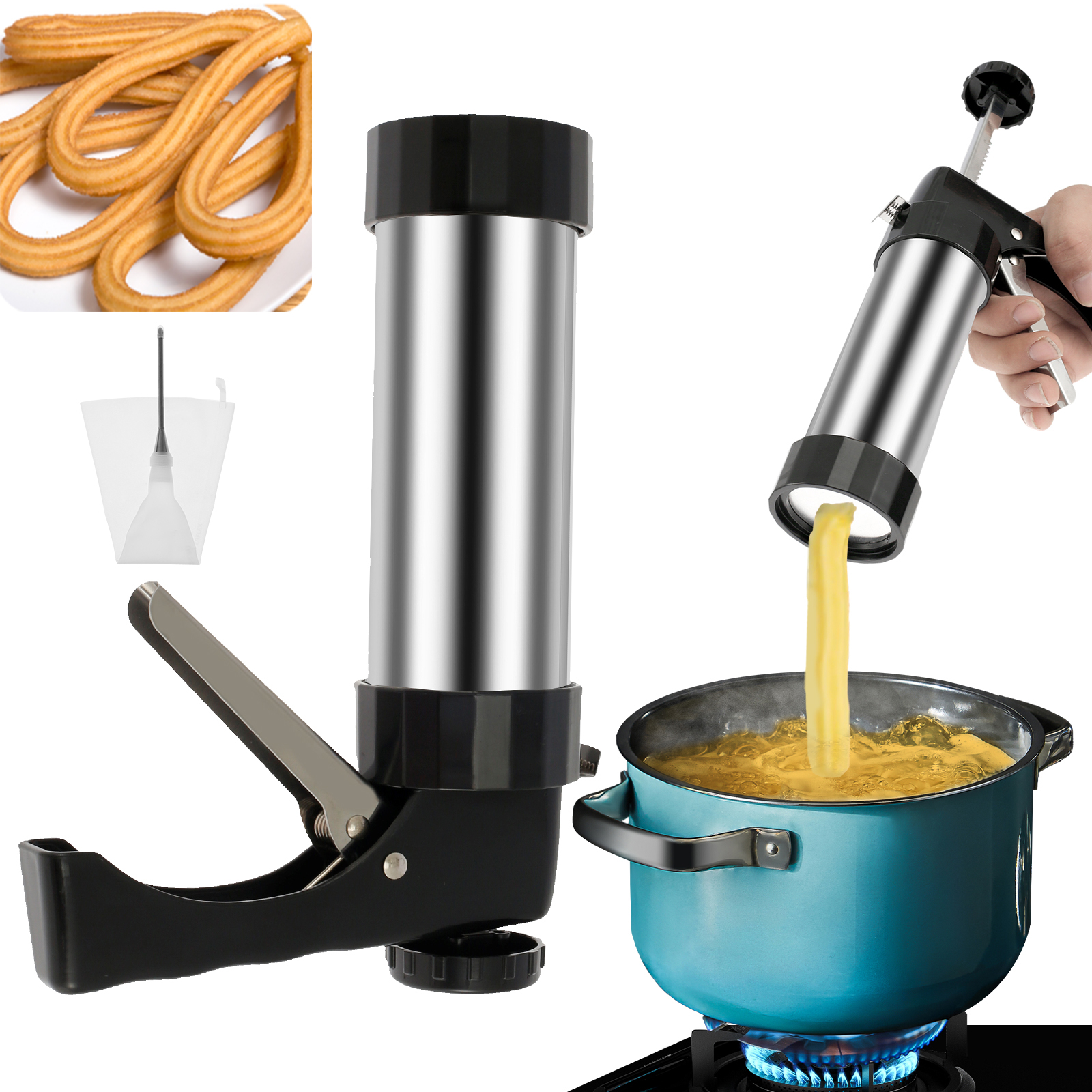 Churrera Churro Maker Machine  - Kitchen Baking Machine ulasan dan harga