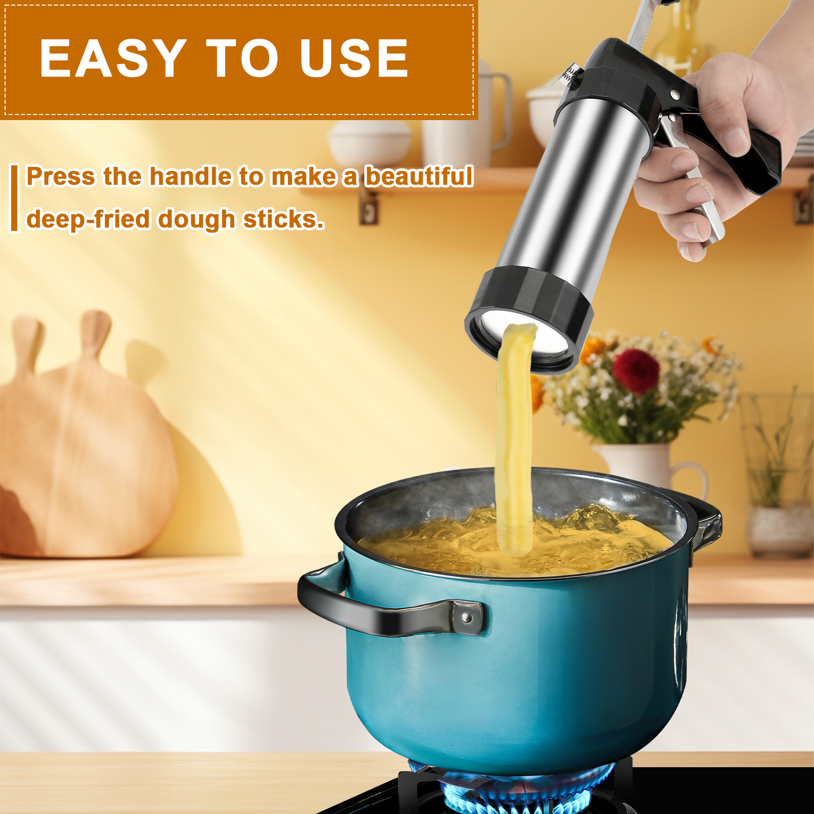 Churrera Churro Maker Machine  - Kitchen Baking Machine ulasan dan harga