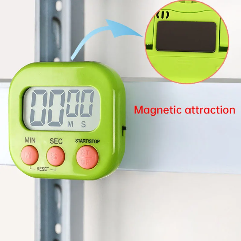 Kitchen Timer Magnetic LCD Dig - Kitchen Baking Timer ulasan dan harga
