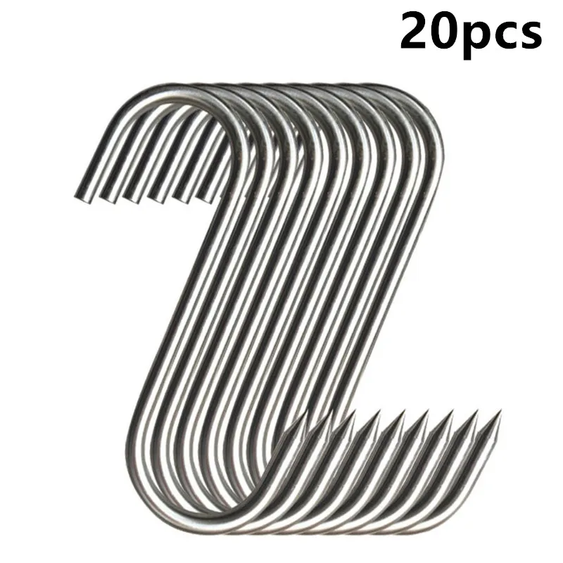 Stainless Steel S Hooks with S - Kitchen Baking Ware ulasan dan harga