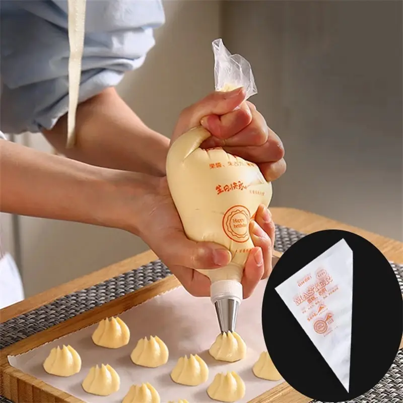 100PCS Thick Disposable Pastry - Piping Bag Disposable ulasan dan harga