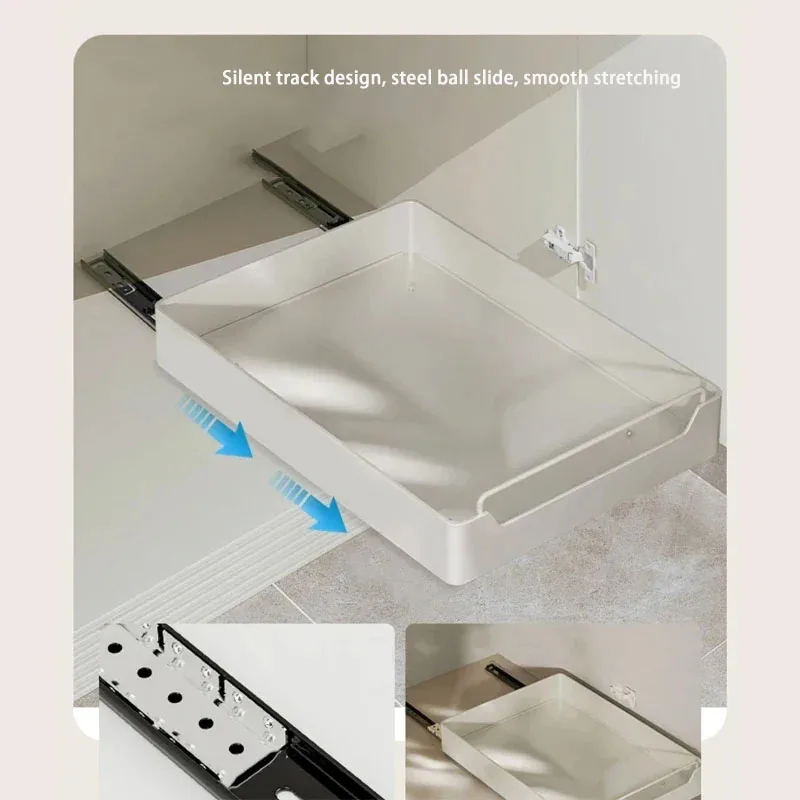 Pull-out Kitchen Storage Rack  - Kitchen Baking Tray Storage ulasan dan harga