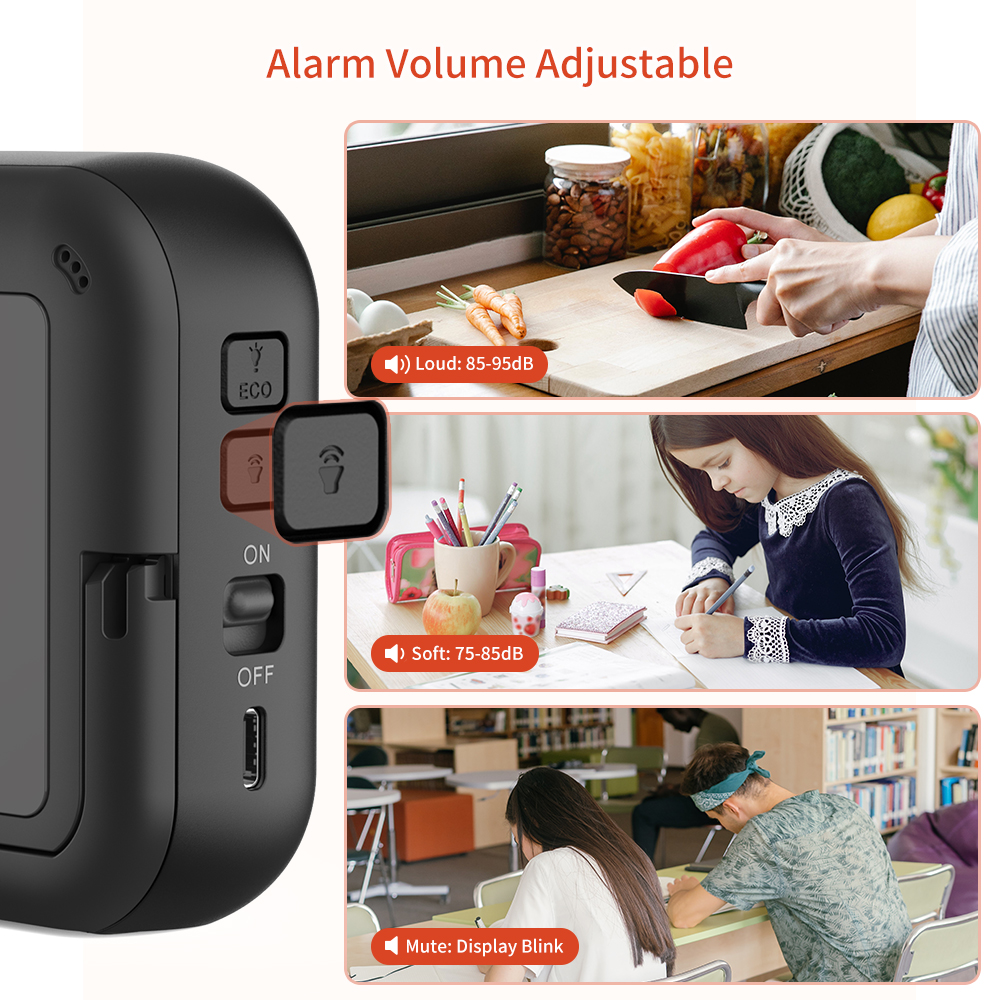 Fashion Visual Timer Rechargea - Kitchen Baking Timer ulasan dan harga