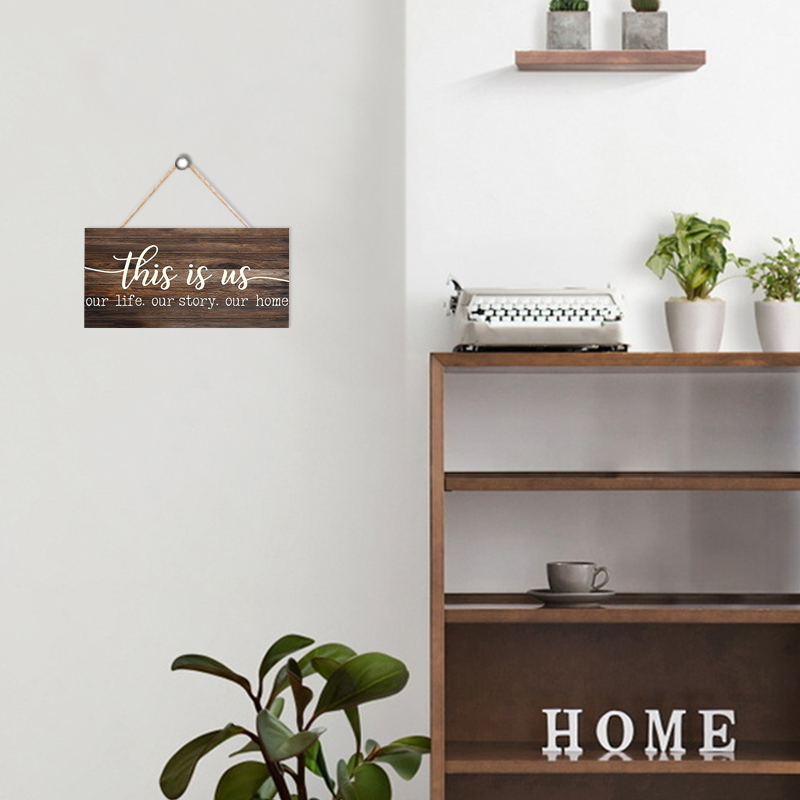 Rustic This is us Wall Hanging - Kitchen Queen ulasan dan harga