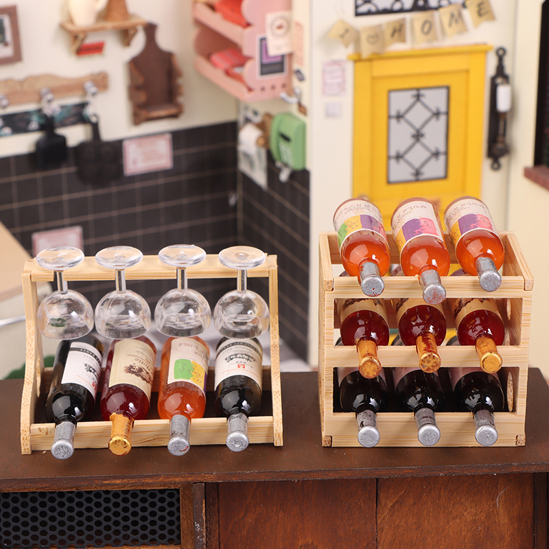 Miniature Wine Glass Rack Gobl - Kitchen Queen ulasan dan harga
