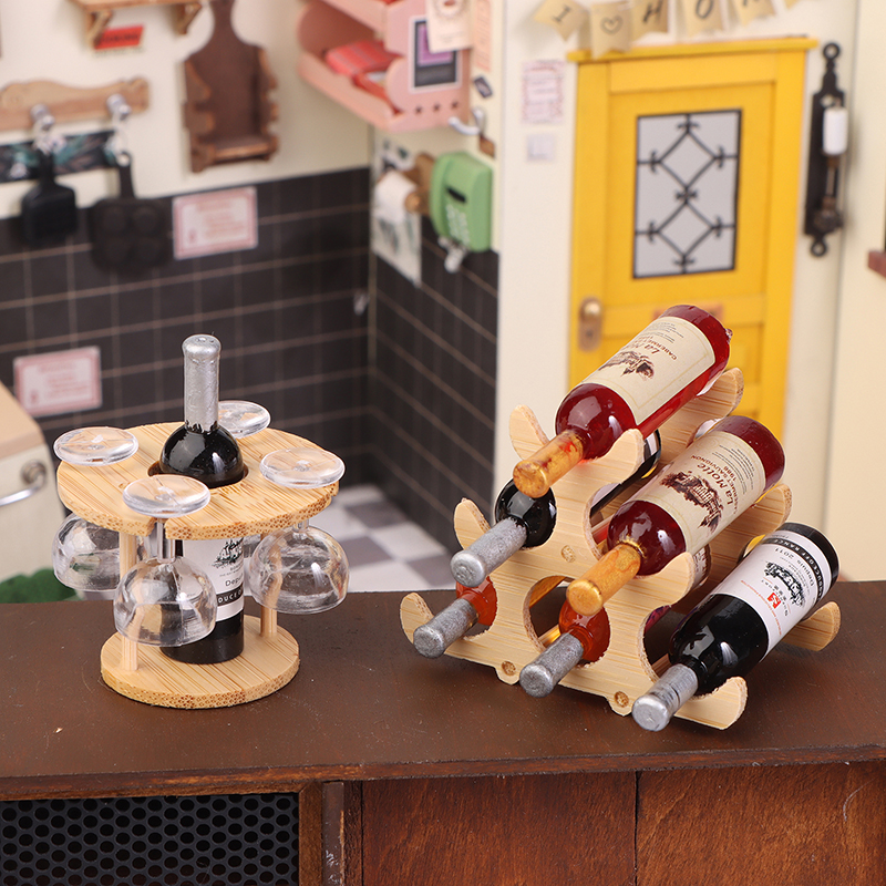 Miniature Wine Glass Rack Gobl - Kitchen Queen ulasan dan harga