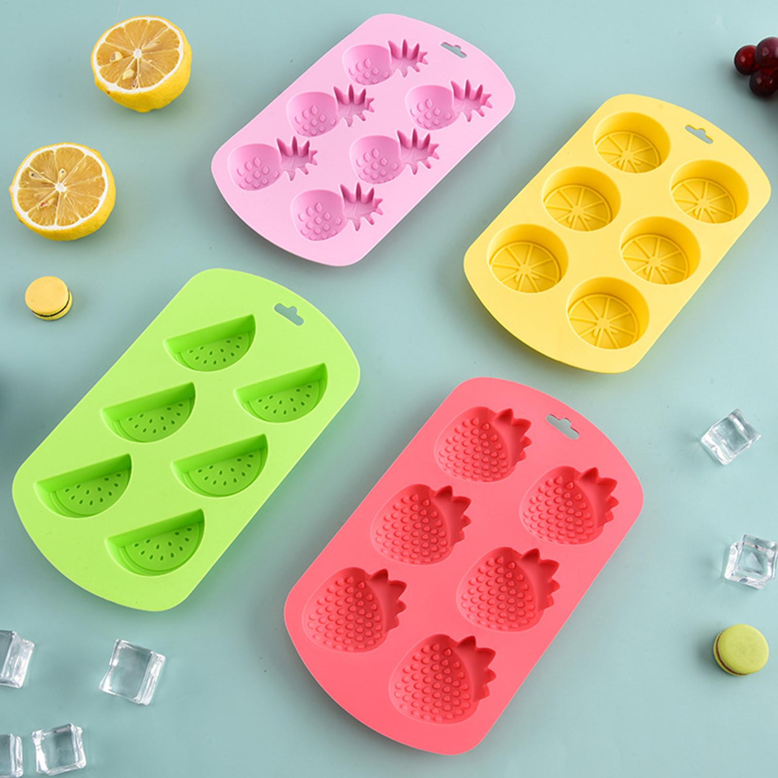6 Cavity Fruit Shaped Silicone - Kitchen Baking Supplies ulasan dan harga