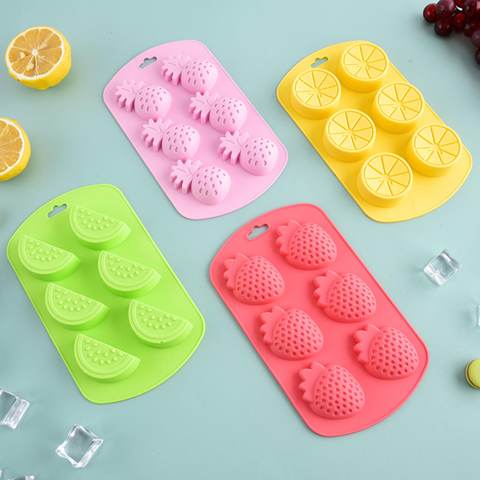 6 Cavity Fruit Shaped Silicone - Kitchen Baking Supplies ulasan dan harga