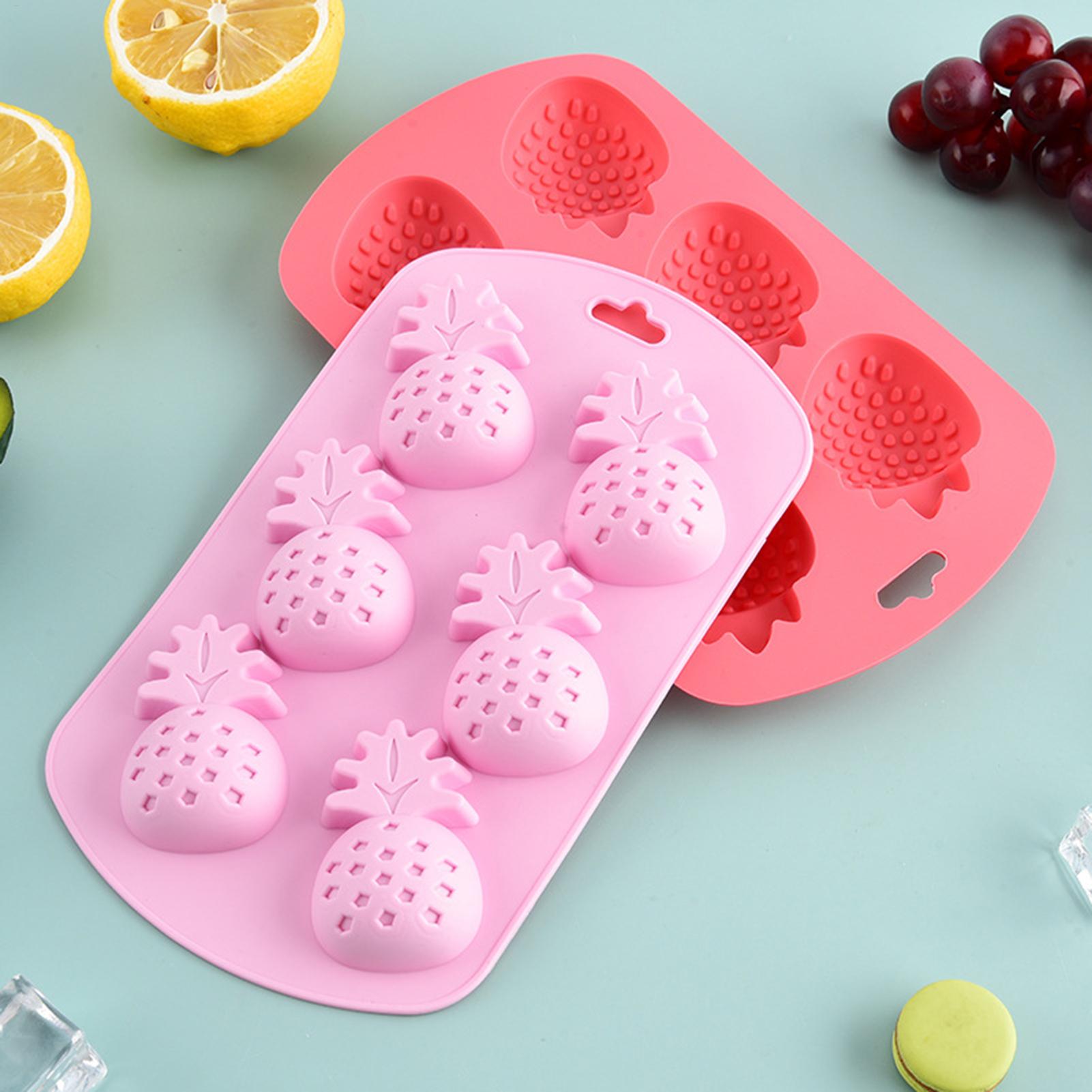 6 Cavity Fruit Shaped Silicone - Kitchen Baking Supplies ulasan dan harga