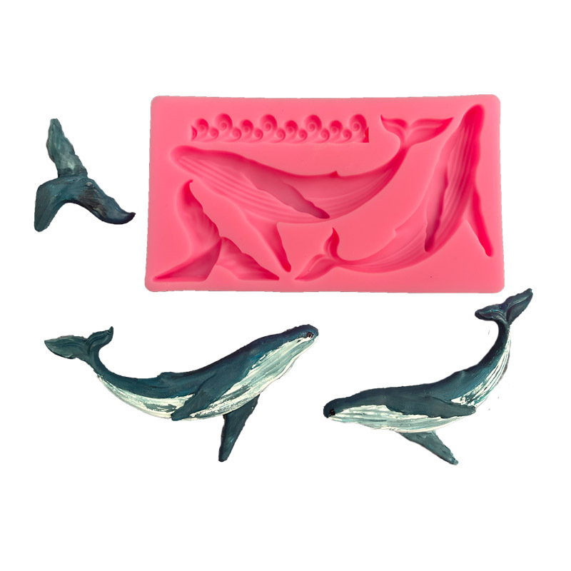 DIY Whale Silicone Mold Ocean  - Kitchen Baking Supplies ulasan dan harga