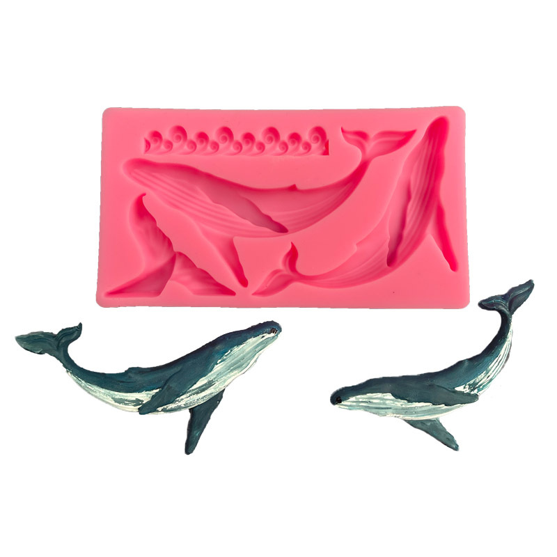 DIY Whale Silicone Mold Ocean  - Kitchen Baking Supplies ulasan dan harga