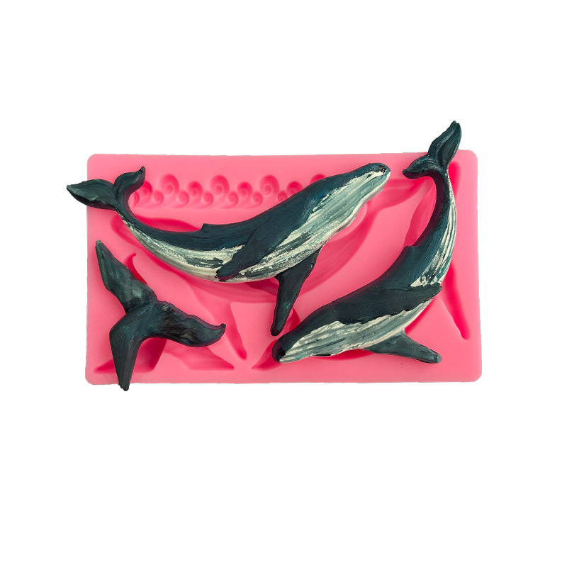 DIY Whale Silicone Mold Ocean  - Kitchen Baking Supplies ulasan dan harga
