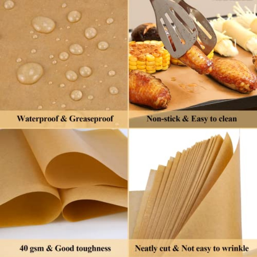 100PCS Unbleached Parchment Pa - Kitchen Baking Supplies ulasan dan harga