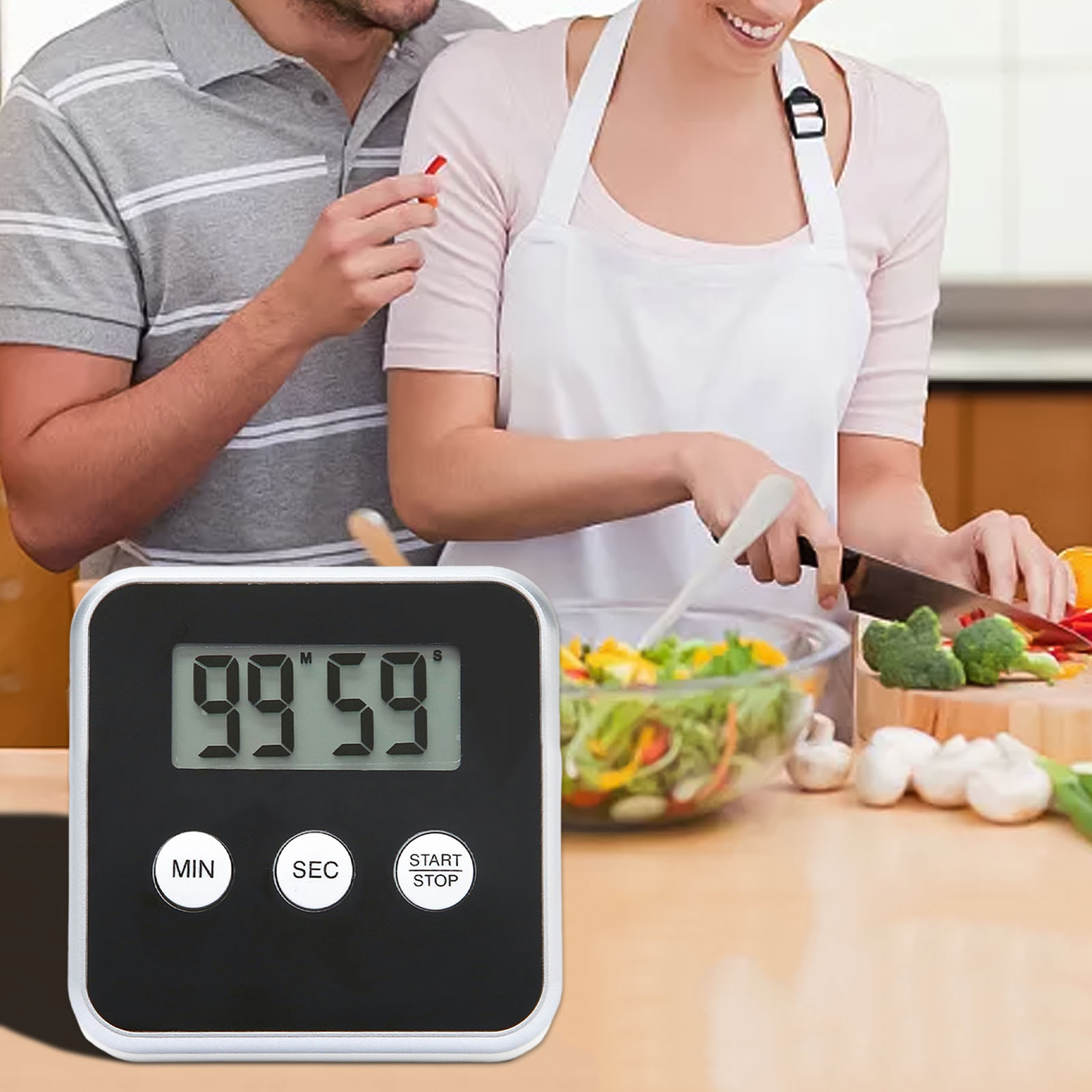 Electronic Kitchen Timer LCD D - Kitchen Baking Timer ulasan dan harga