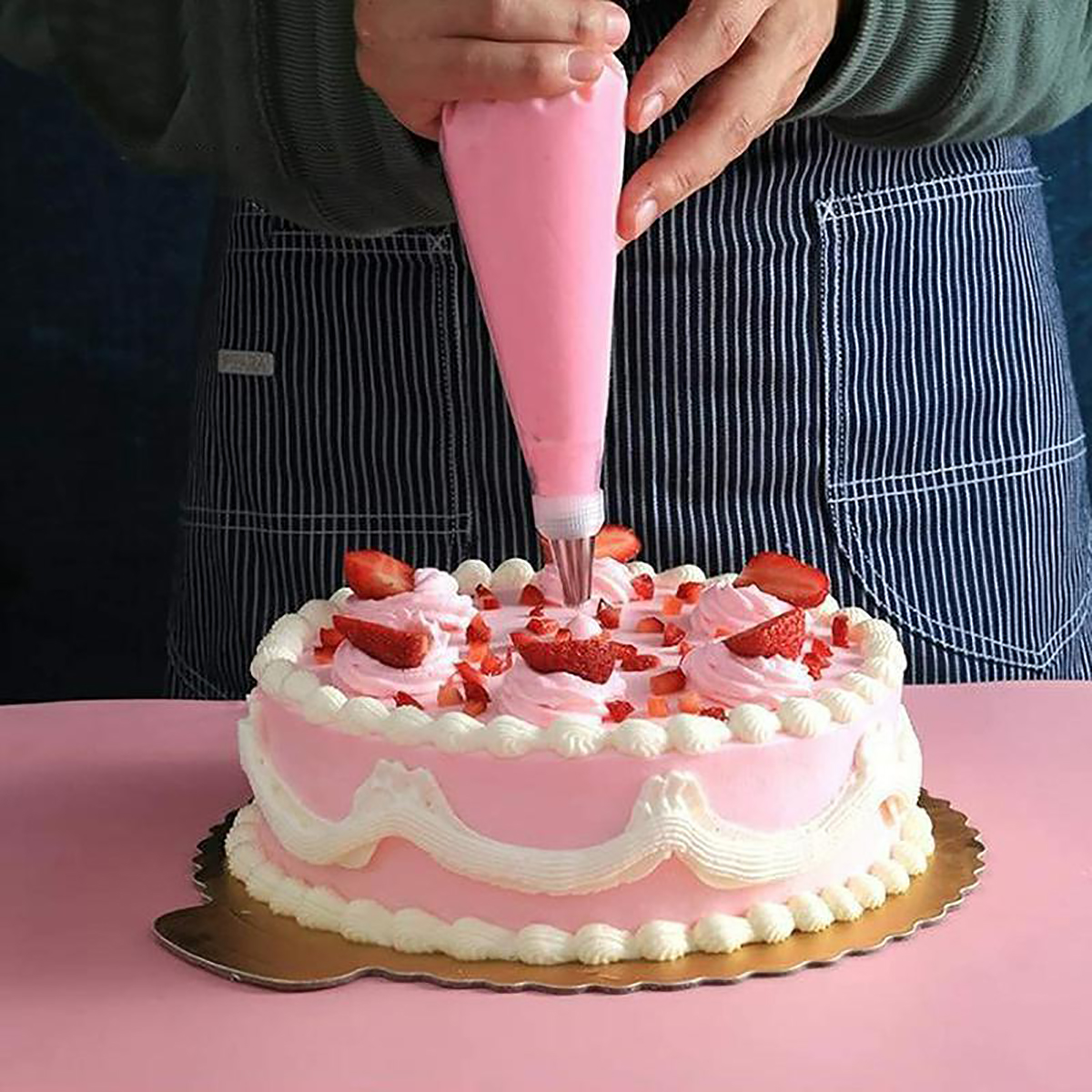 100 PCS Thick Disposable Pastr - Piping Bag Disposable ulasan dan harga