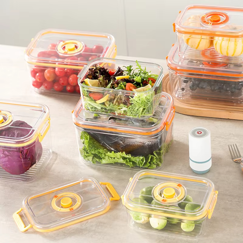 Vacuum Fresh-keeping Box Refri - Kitchen Baking Tray Storage ulasan dan harga