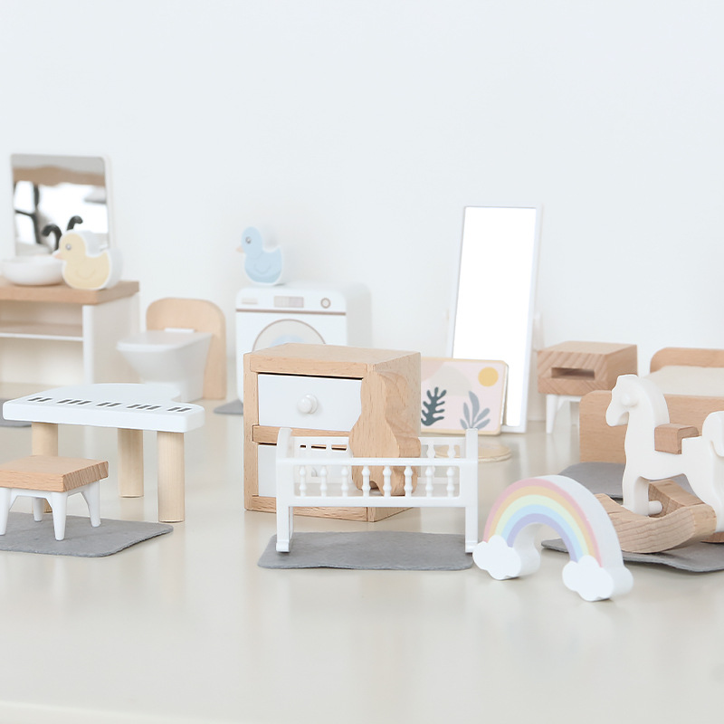 Modern dollhouse furniture kit - Kitchen Queen ulasan dan harga