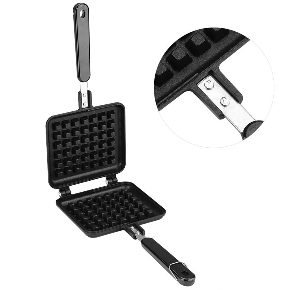 Long Handle Waffle Baking Mold - Kitchen Baking Machine ulasan dan harga