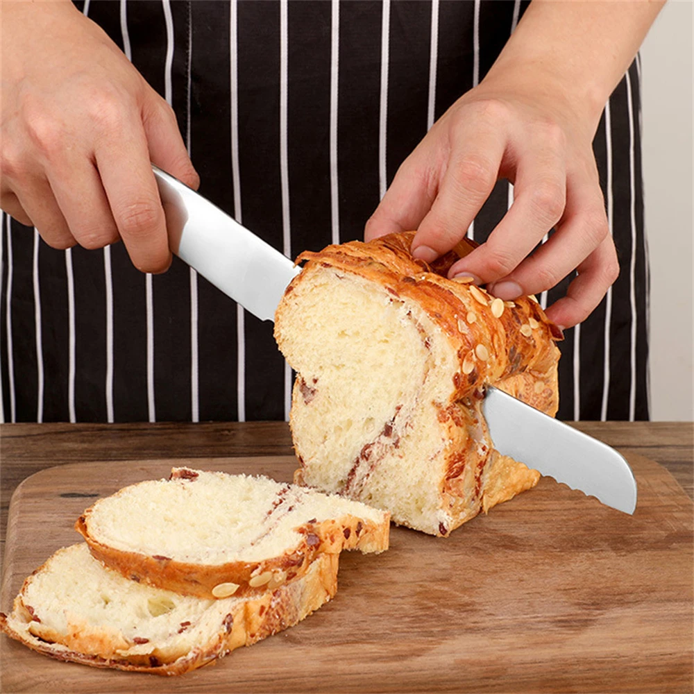 Bread knife Hollow handle stai - Kitchen Baking Supplies ulasan dan harga