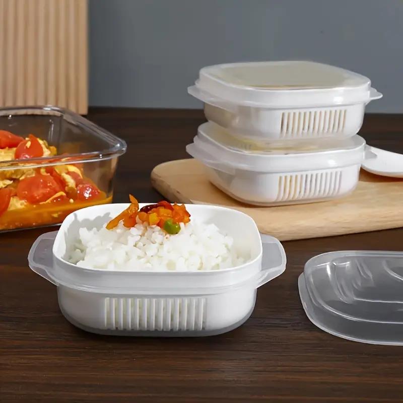 Rice storage box, microwaveabl - Kitchen Baking Tray Storage ulasan dan harga