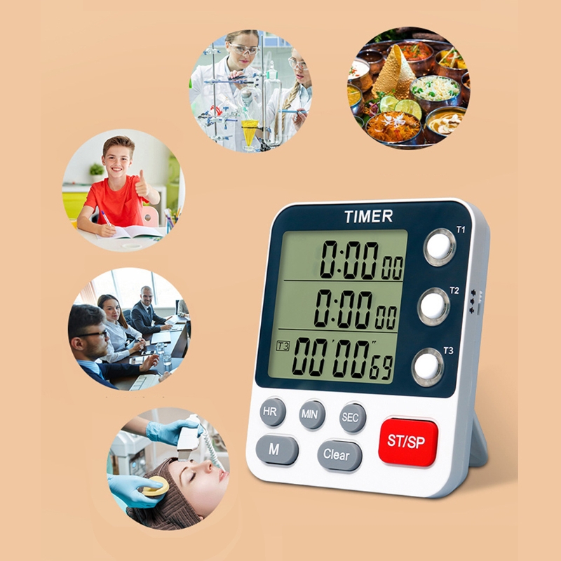 Digital Dual Kitchen Timer 3 C - Kitchen Baking Timer ulasan dan harga