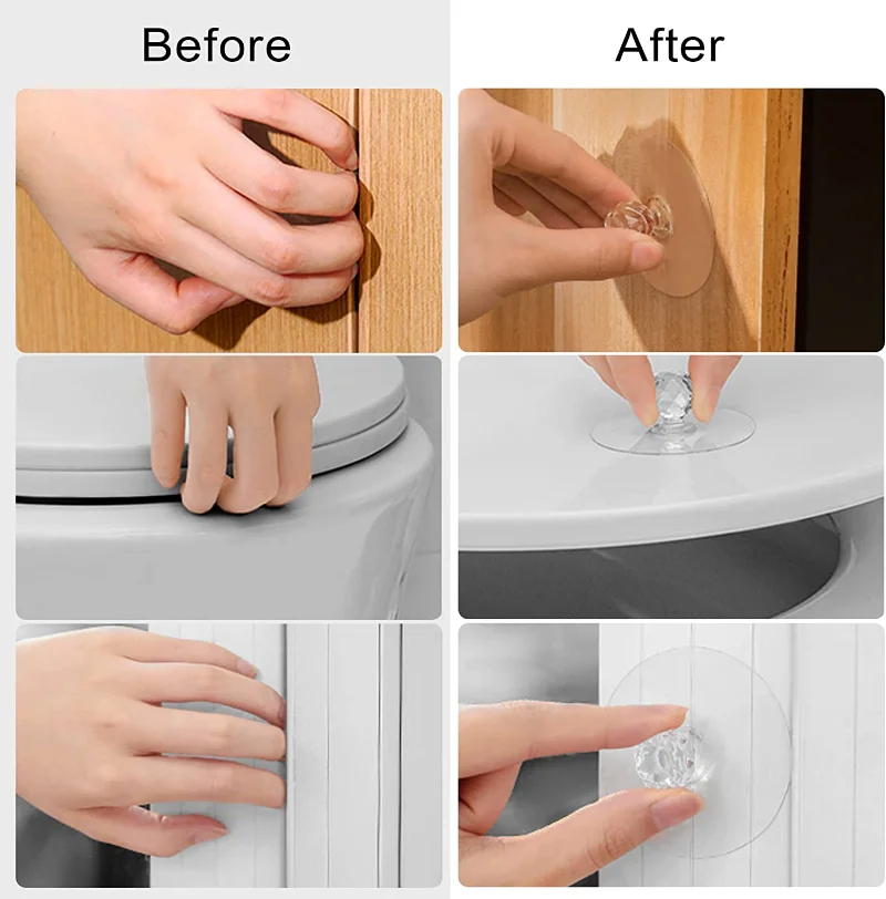 2/10Pcs Punch-free Drawer Knob - Kitchen Queen ulasan dan harga