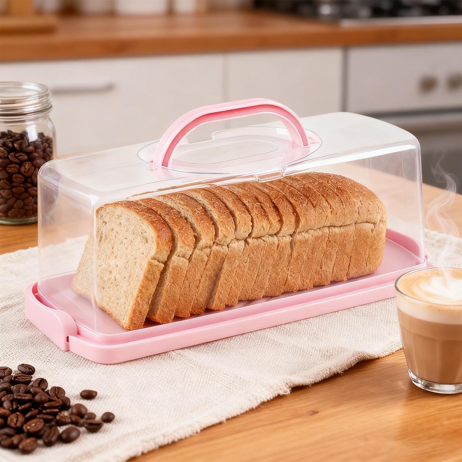 Bread Container Rectangular To - Kitchen Baking Counter ulasan dan harga