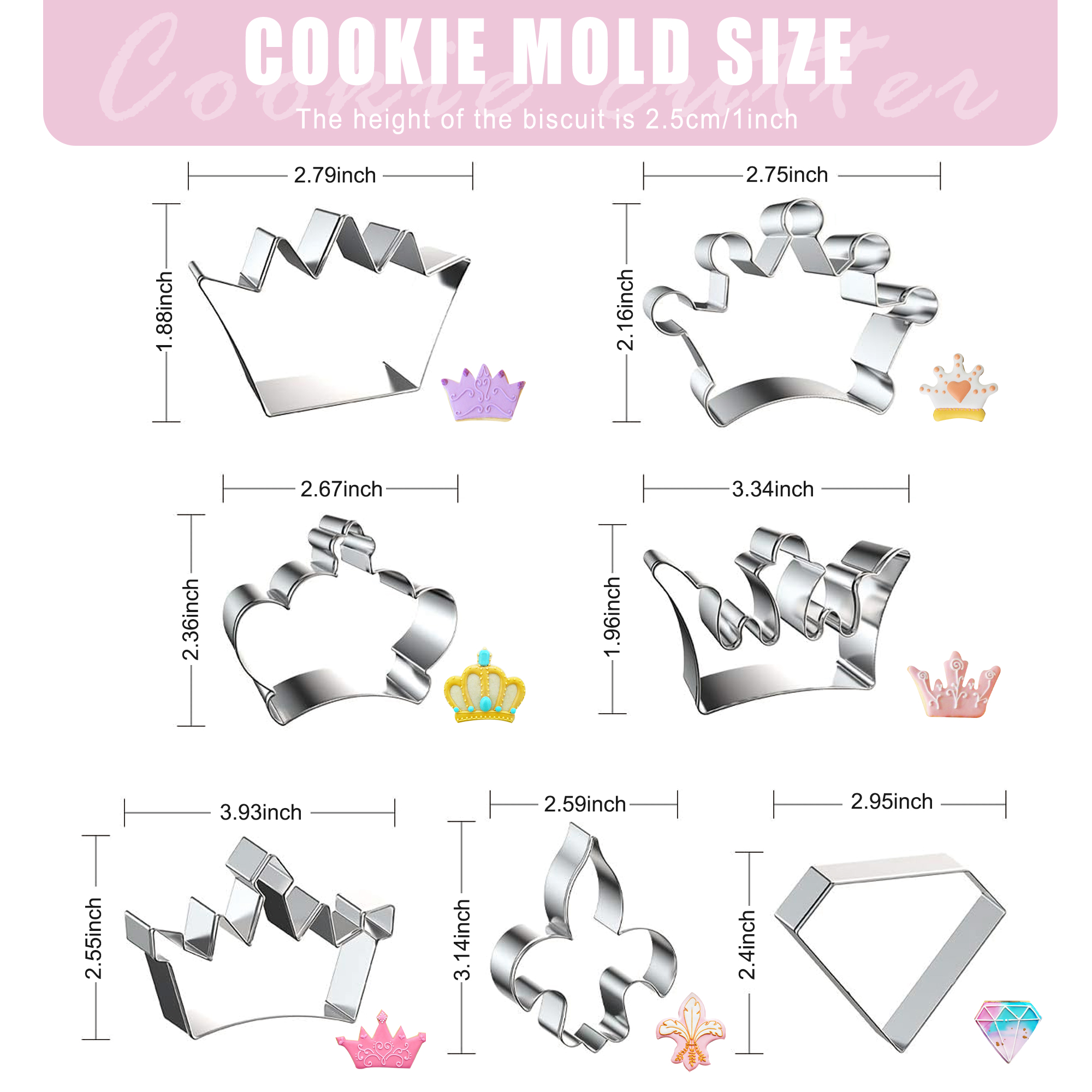 Crown Cookie Cutter Baking Coo - Kitchen Queen ulasan dan harga