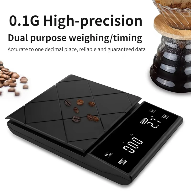 3kg/0.1g Coffee Scale With Tim - Kitchen Baking Timer ulasan dan harga