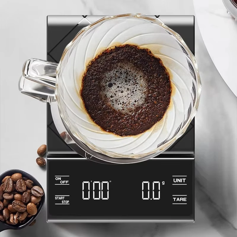 3kg/0.1g Coffee Scale With Tim - Kitchen Baking Timer ulasan dan harga
