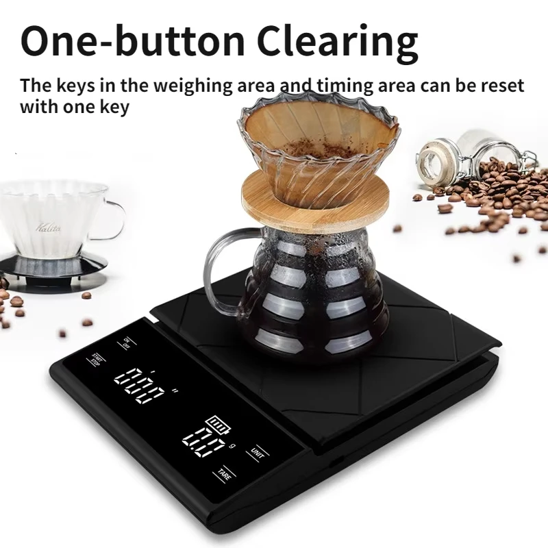 3kg/0.1g Coffee Scale With Tim - Kitchen Baking Timer ulasan dan harga