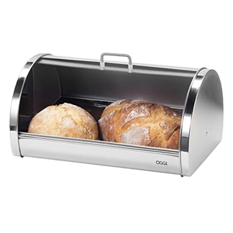 Steel Bread Box for Kitchen Co - Kitchen Baking Counter ulasan dan harga