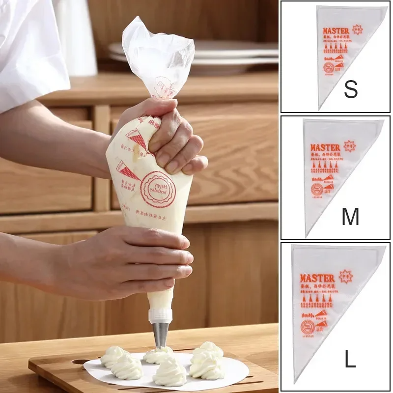 100PCS Set Disposable Pastry B - Piping Bag Disposable ulasan dan harga