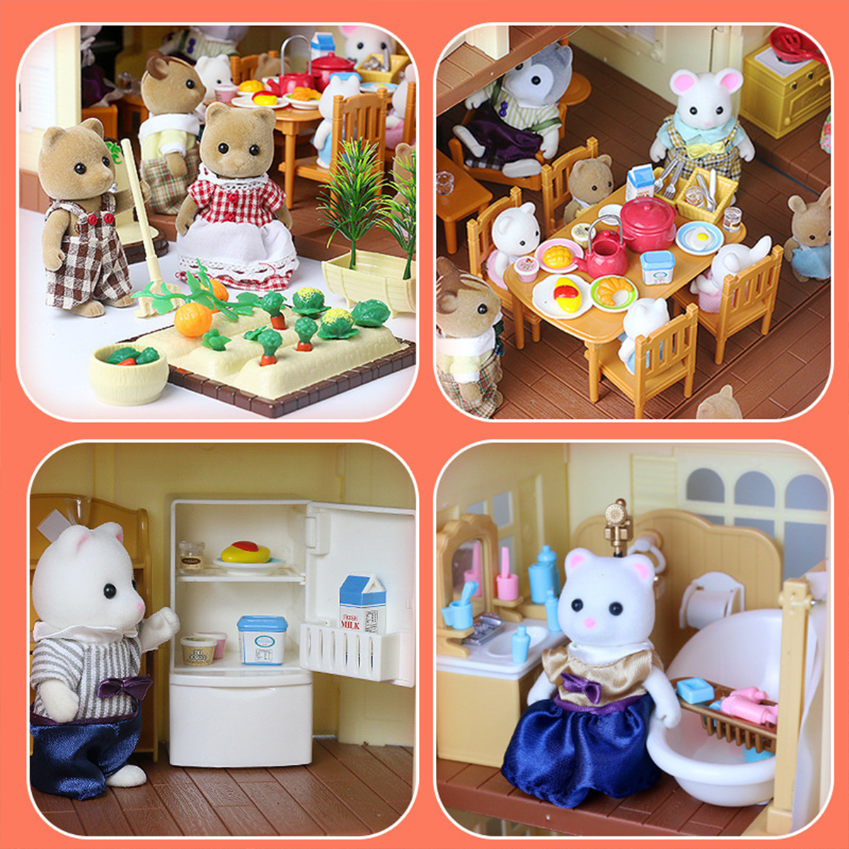 Miniature Furniture 1:12 Dollh - Kitchen Uncle ulasan dan harga