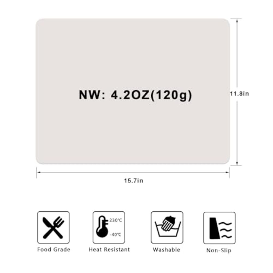 Silicone Placemats, Food-Grade - Kitchen Baking Counter ulasan dan harga