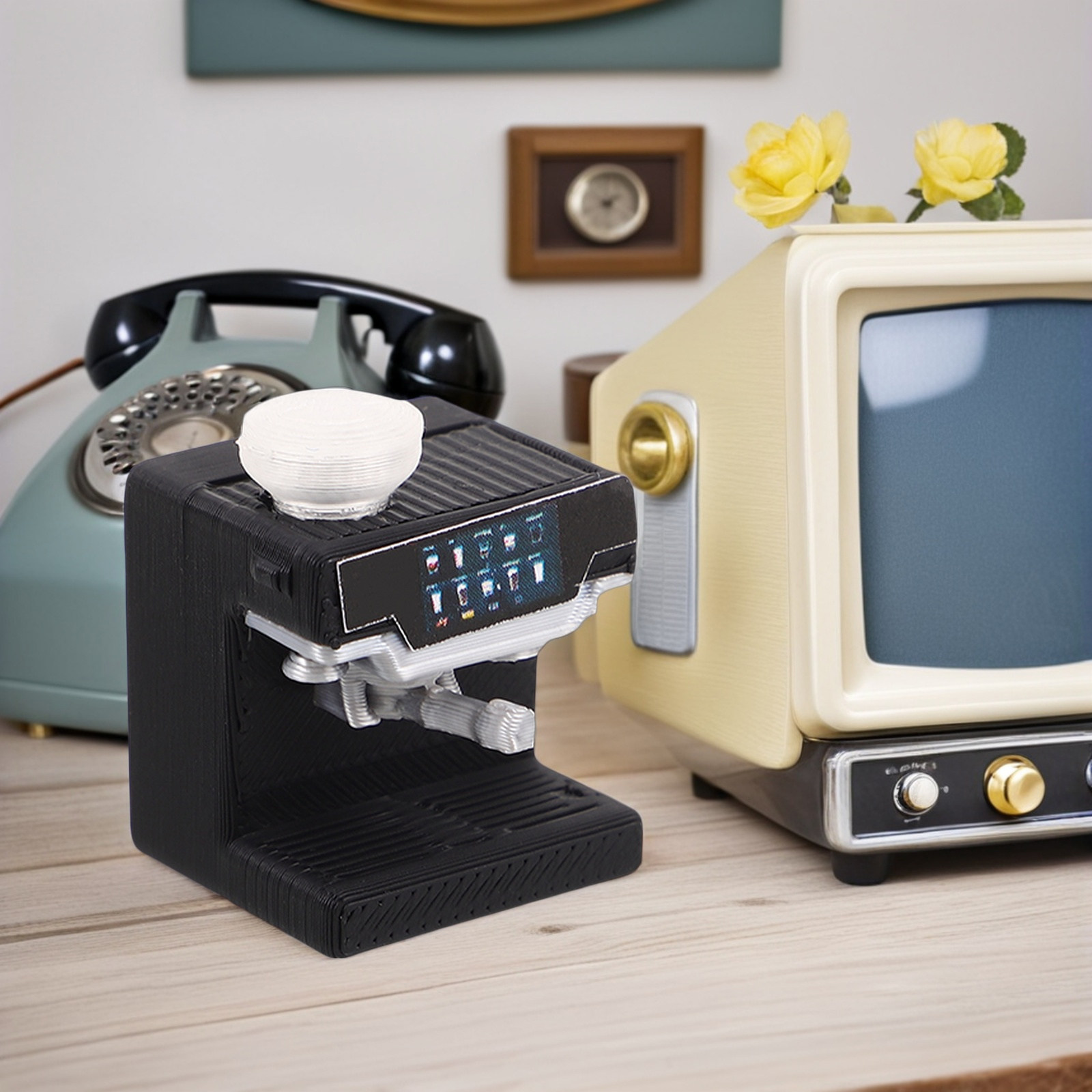 Mini Coffee Machine Dollhouse  - Kitchen Baking Machine ulasan dan harga